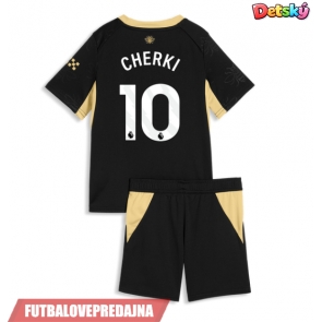 Lacne Dětský Futbalové dres Manchester City Rayan Cherki #10 2026-27 Krátky Rukáv - Preč (+ trenírky)
